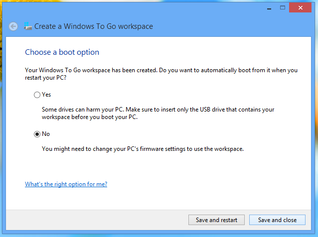 Windows to Go 